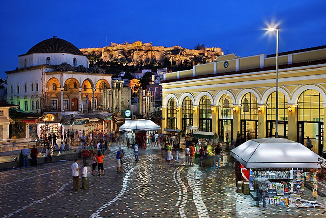 Stylish, Basement Studio With Roof Top Access - Ep9B Athens Luaran gambar